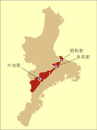 三重県の地図