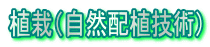 植栽（自然配植技術） 